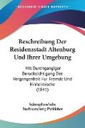 Beschreibung Der Residenzstadt Altenburg Und Ihrer Umgebung