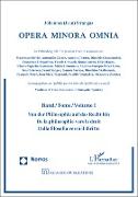 Opera Minora Omnia Band 01