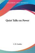 Quiet Talks on Power