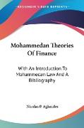 Mohammedan Theories Of Finance