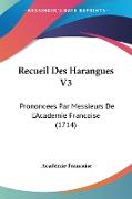 Recueil Des Harangues V3