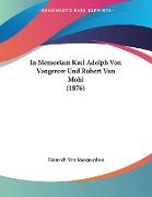 In Memoriam Karl Adolph Von Vangerow Und Robert Von Mohl (1876)