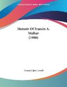 Memoir Of Francis A. Walker (1900)