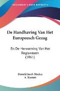 De Handhaving Van Het Europeesch Gezag