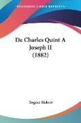 De Charles Quint A Joseph II (1882)
