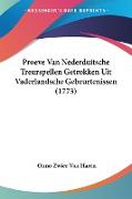 Proeve Van Nederduitsche Treurspellen Getrokken Uit Vaderlandsche Gebeurtenissen (1773)