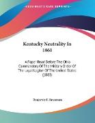 Kentucky Neutrality In 1861