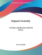 Belgium's Neutrality