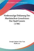 Nothwendige Erklarung Des Martinischen Grundrisses Der Stadt Luzern (1786)