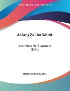 Anhang Zu Der Schrift