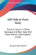 Self-Help In Piano Study
