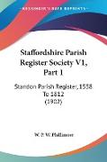 Staffordshire Parish Register Society V1, Part 1
