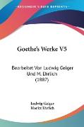 Goethe's Werke V5
