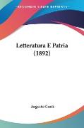 Letteratura E Patria (1892)