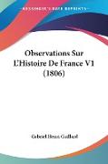 Observations Sur L'Histoire De France V1 (1806)