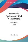 Aramaische Sprichworter Und Volksspruche