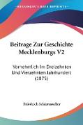 Beitrage Zur Geschichte Mecklenburgs V2