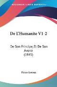 De L'Humanite V1-2