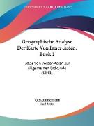 Geographische Analyse Der Karte Von Inner-Asien, Book 1