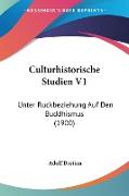 Culturhistorische Studien V1