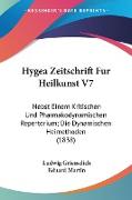 Hygea Zeitschrift Fur Heilkunst V7