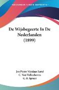 De Wijsbegeerte In De Nederlanden (1899)