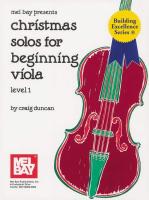 Christmas Solos for Beginning Viola: Level 1