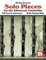 Solo Pieces for the Advanced Clarinetist: With Piano Accompaniment