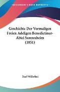 Geschichte Der Vormaligen Freien Adeligen Benedictiner-Abtei Sunnesheim (1851)