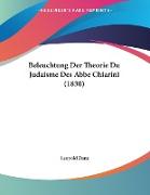 Beleuchtung Der Theorie Du Judaisme Des Abbe Chiarini (1830)