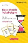 Das schnelle Vokabelspiel, Französisch, Lernjahr 3/4, Für den Französischunterricht, 30 Lernkarten