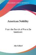 American Nobility