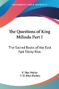 The Questions of King Milinda Part I