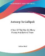 Antwerp To Gallipoli