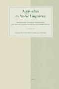 Approaches to Arabic Linguistics