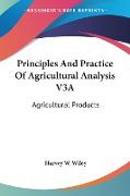 Principles And Practice Of Agricultural Analysis V3A