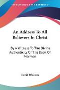 An Address To All Believers In Christ