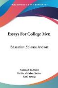 Essays For College Men