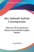 Mrs. Barbauld And Her Contemporaries