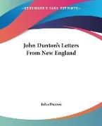 John Dunton's Letters From New England