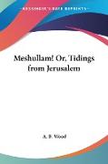 Meshullam! Or, Tidings from Jerusalem