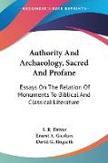 Authority And Archaeology, Sacred And Profane