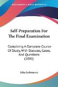 Self-Preparation For The Final Examination
