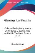 Gleanings And Remarks