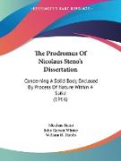 The Prodromus Of Nicolaus Steno's Dissertation