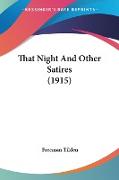 That Night And Other Satires (1915)