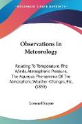 Observations In Meteorology