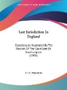 Leet Jurisdiction In England