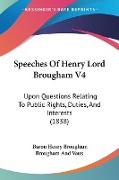 Speeches Of Henry Lord Brougham V4
