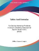 Tables And Formulas